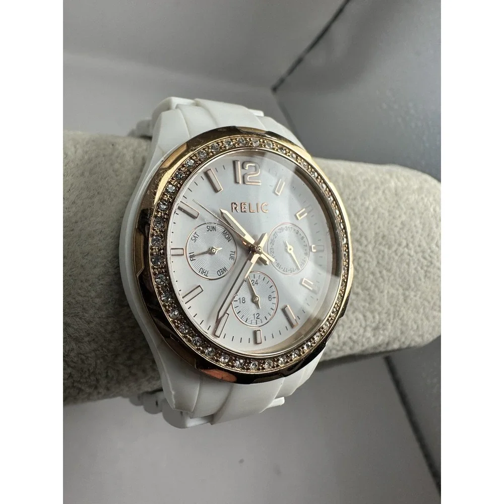 Relic ZR15626 Ladies Watch‎ New Battery 37MM 6.75